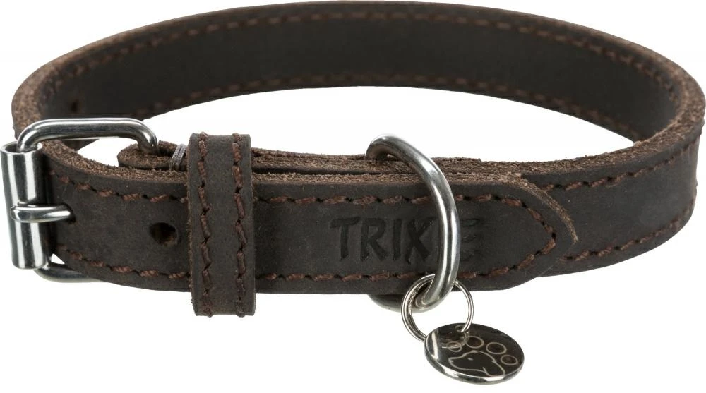 Collare Rustic S-M 34/40 Grigio - TRIXIE - Immagine 1