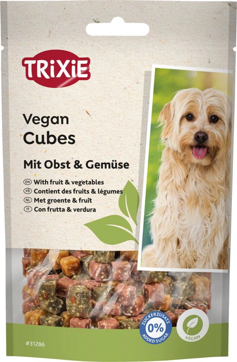 TX Vegan Cubes con Frutta & Verdura 100gr - TRIXIE - Immagine 1