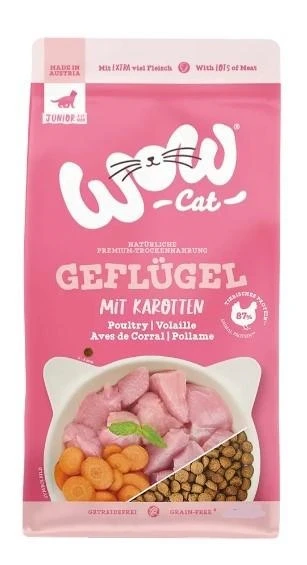 Wow Cat Kitten Pollo 325g - Mangime Secco per Gatti - Immagine 1