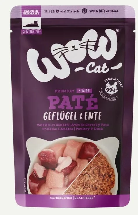 Wow Cat BST Paté Senior Pollo Anatra - 12 x 125g - Immagine 1