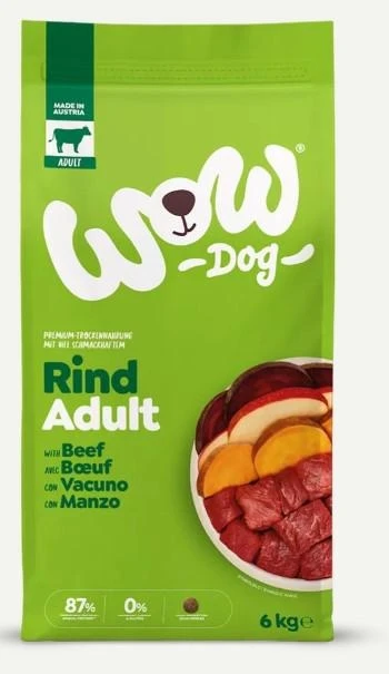 Wow Dog Manzo 6 Kg - Mangime Secco per Cani - Immagine 1