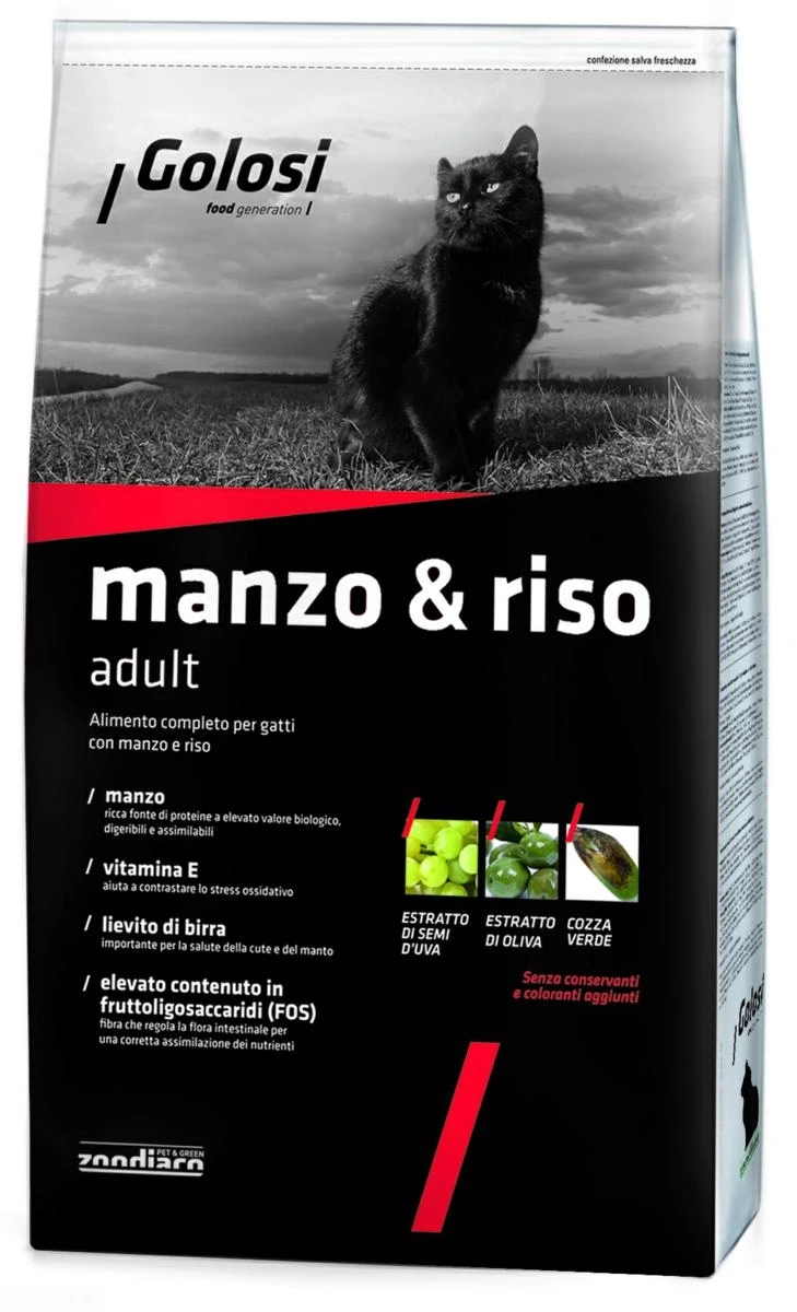 Golosì Cat Manzo 1,5 kg - GOLOSI - Immagine 1