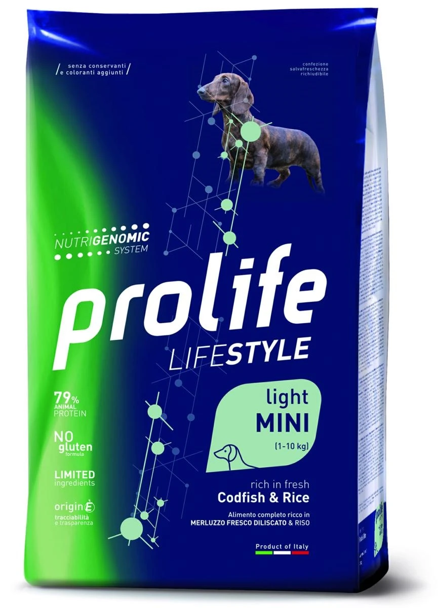 Prolife Dog Lifestyle Mini Light Merluzzo/Riso - Immagine 1