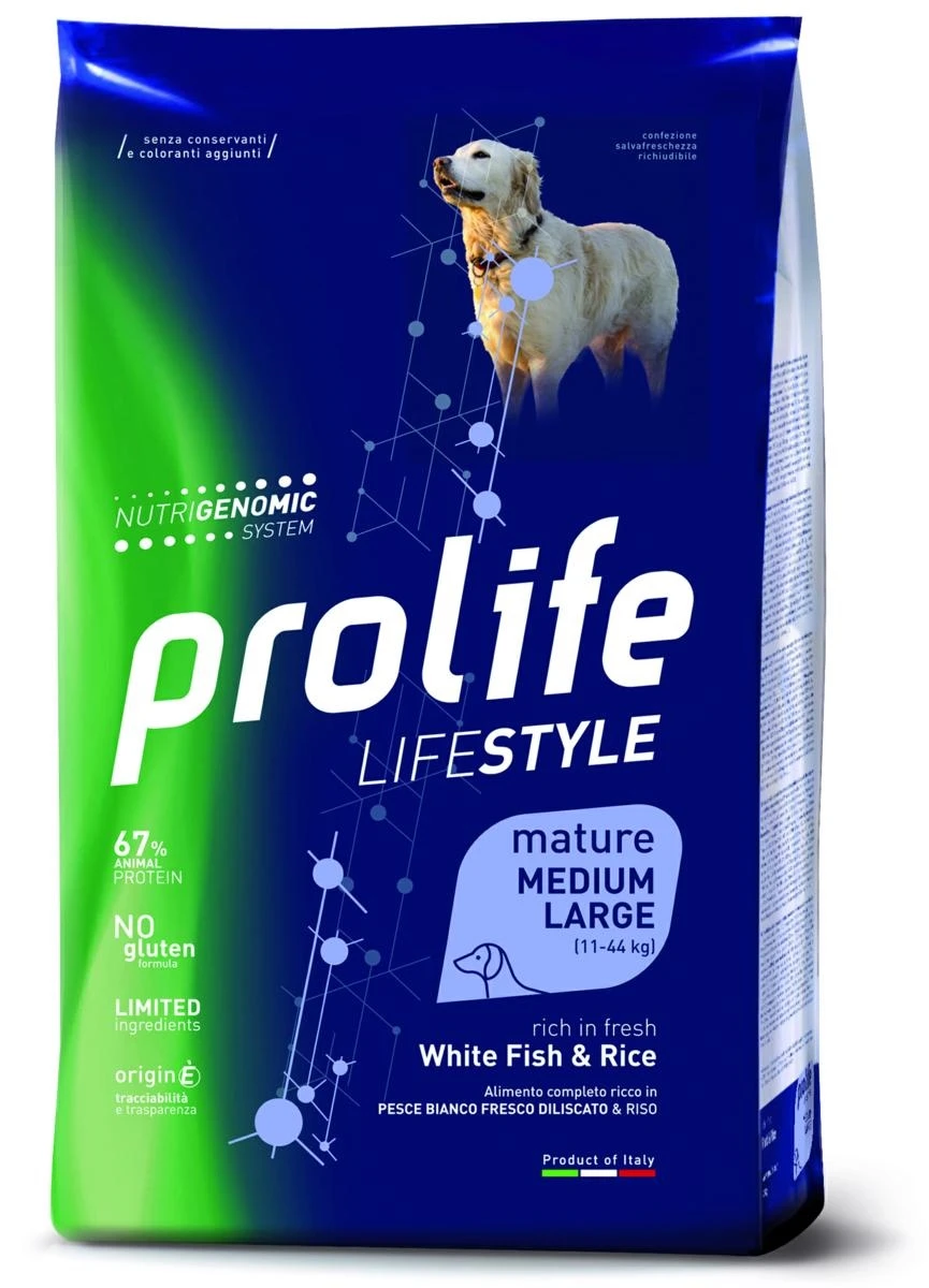 ProLife Dog Lifestyle Senior Medium/Large Pesce/Riso - Immagine 1