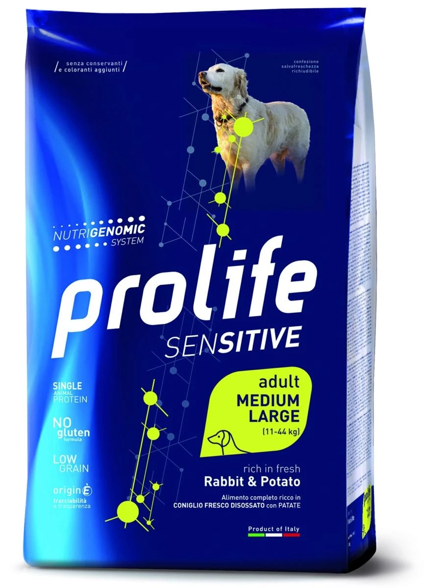 Prolife Dog Sensitive Medium/Large Coniglio/Patate - Immagine 1