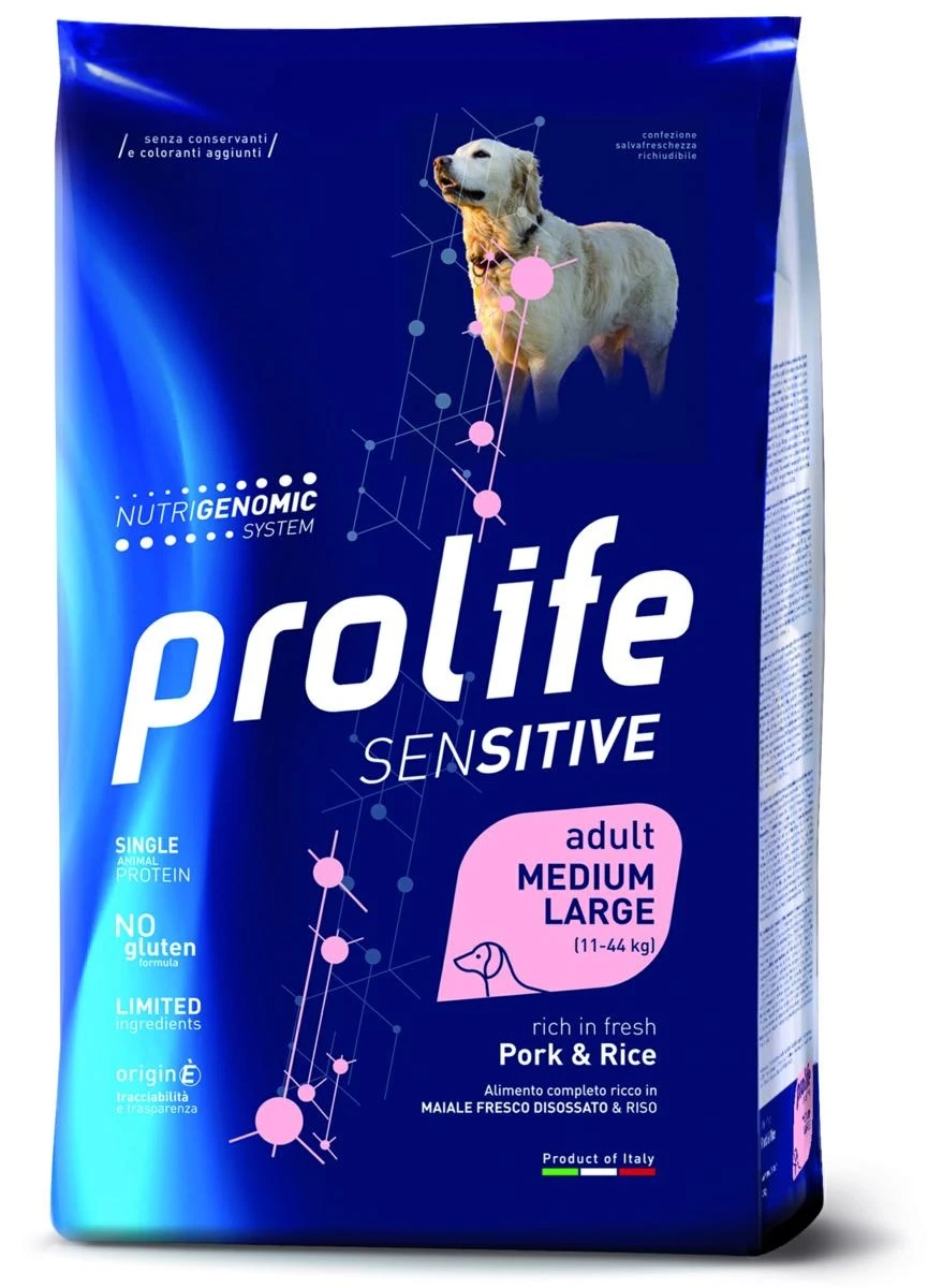 Prolife Dog Sensitive Medium/Large Maiale/Riso - Immagine 1