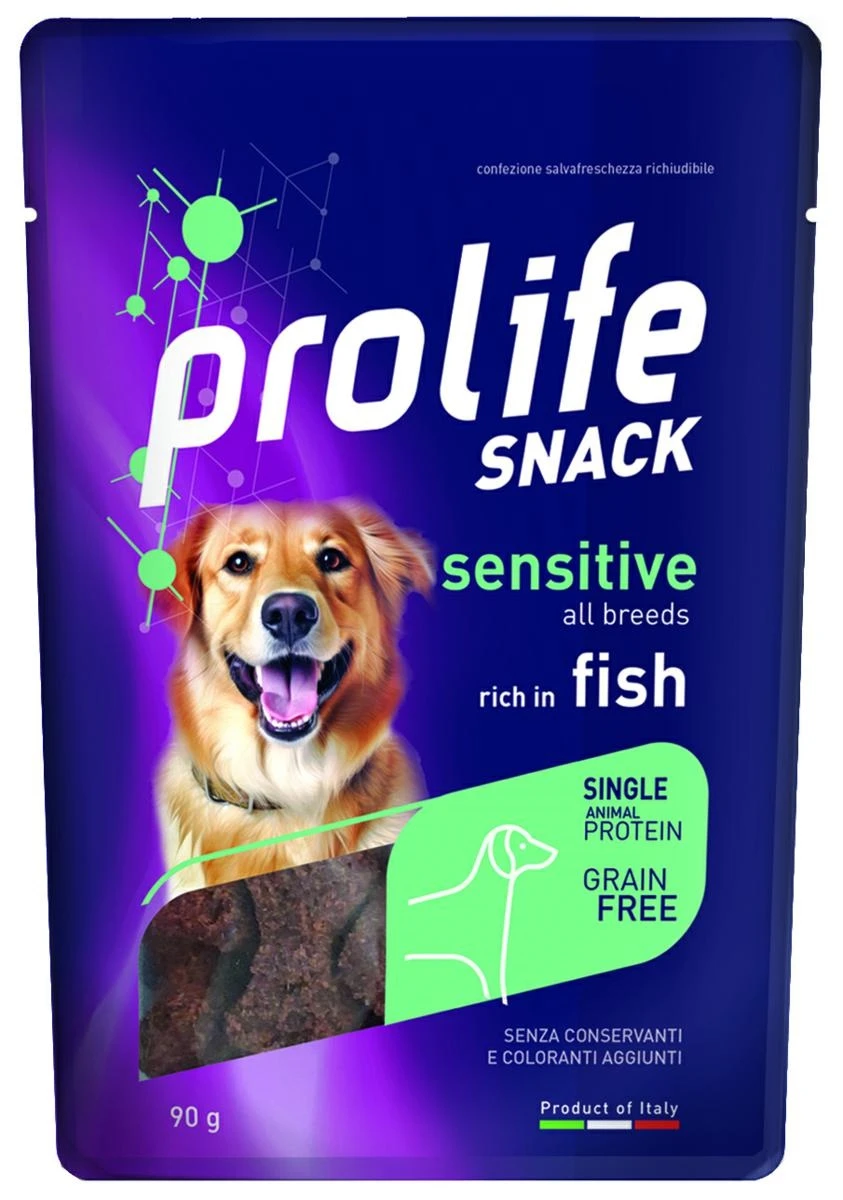 Prolife Dog Snack Pesce 90g - Gustosi Snack per Cani - Immagine 1