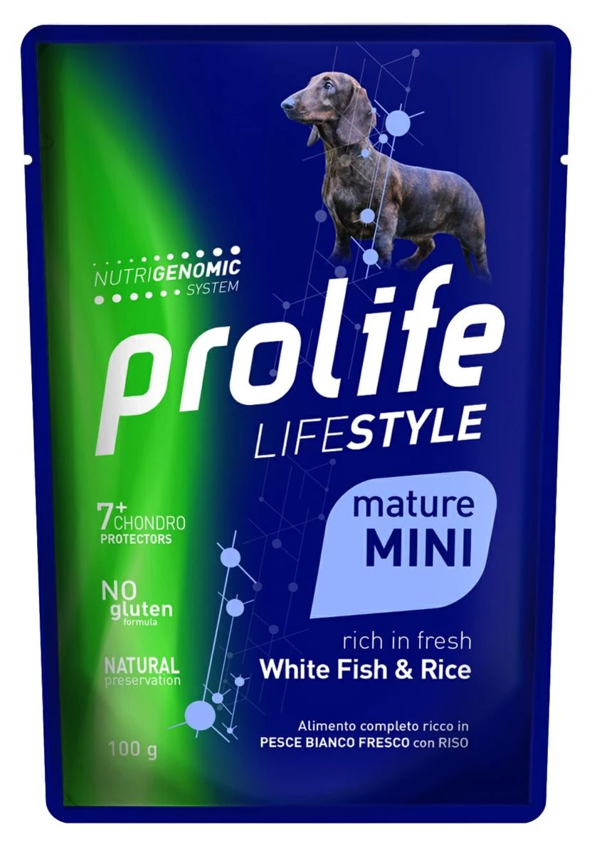 Prolife Dog UM Life Buste Mini Senior 10 x Gr 100 - Immagine 1