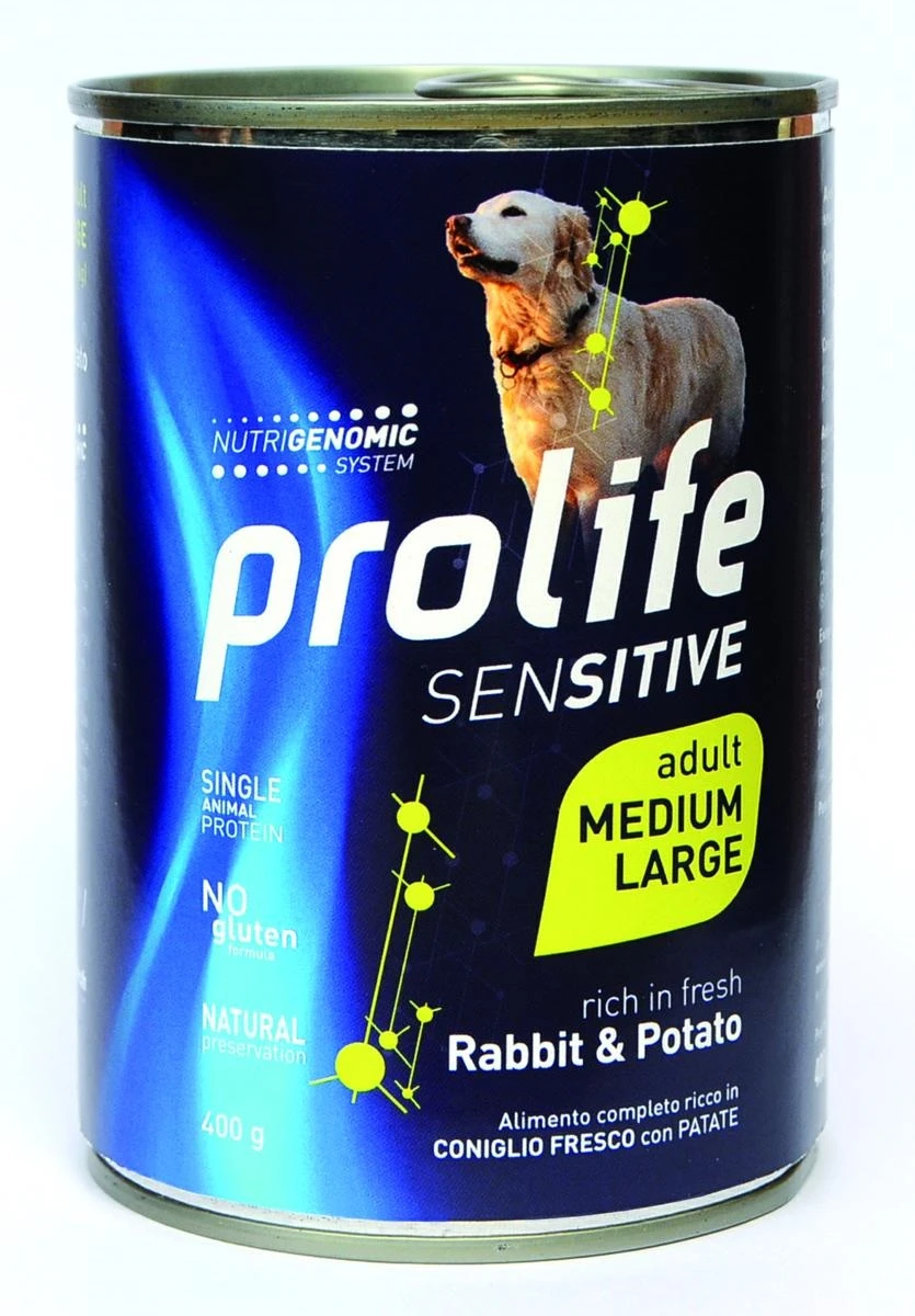 Prolife Dog Um Sensitive Medium/Large Coniglio 400g - Immagine 1