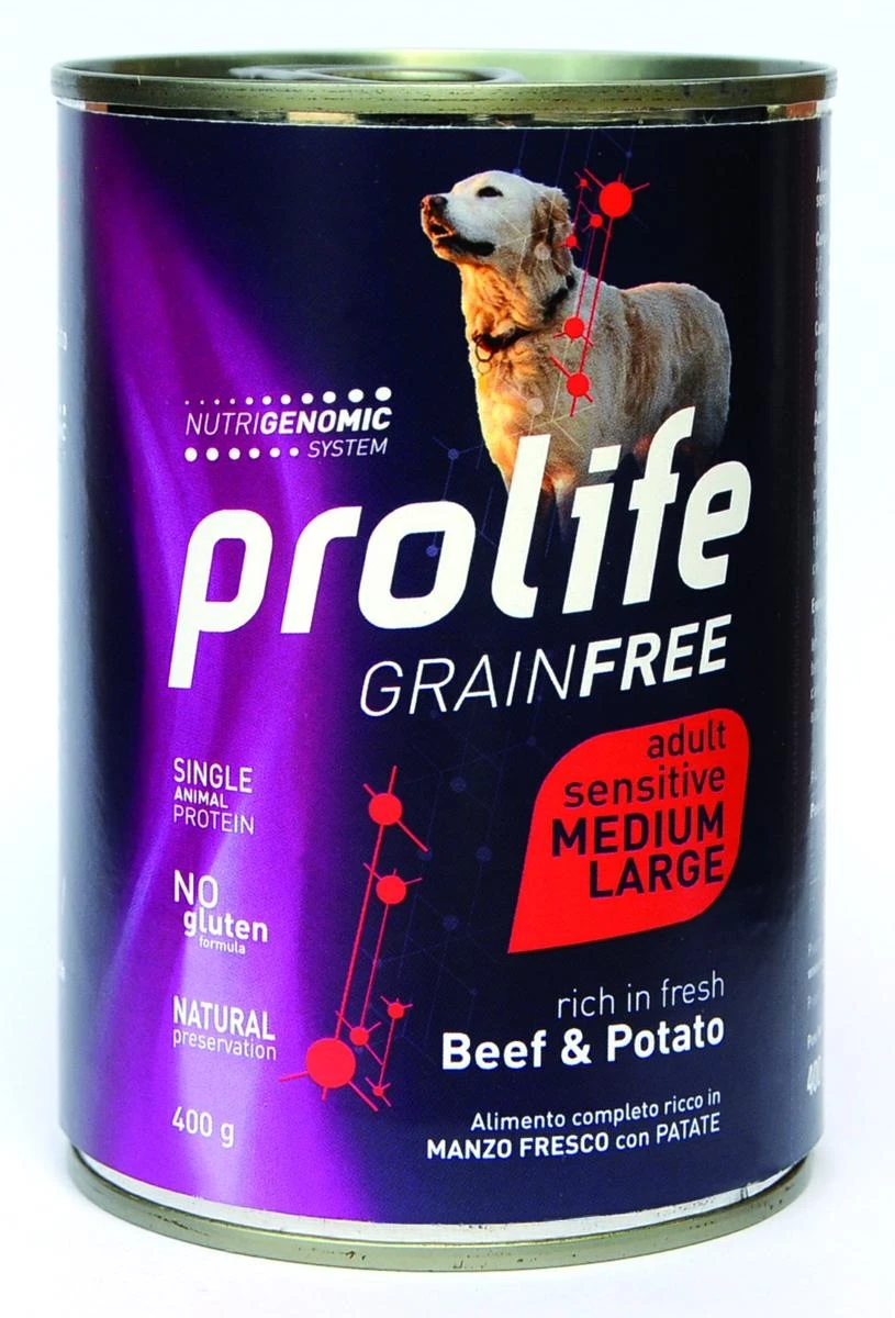 Prolife Dog UM Grain Free Medium/Large Manzo 400g - Immagine 1