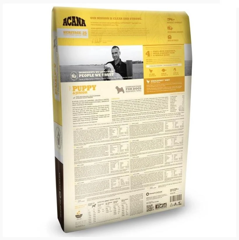 Acana HERITAGE PUPPY & JUNIOR - Alimento per Cuccioli Kg. 2 - Foto 2