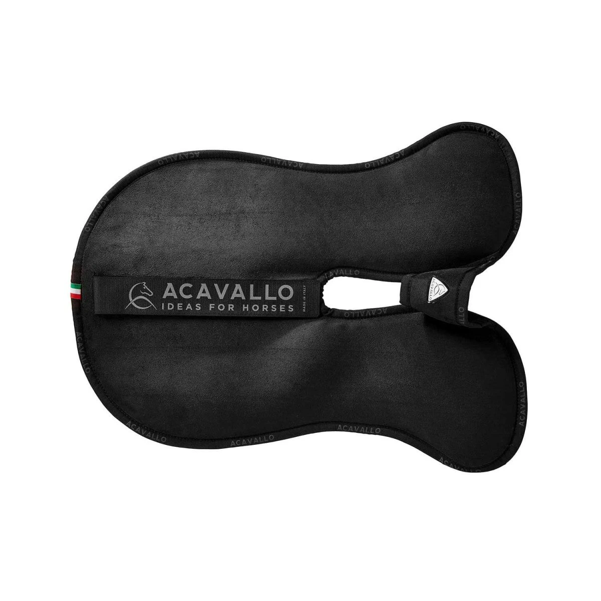 Acavallo Compensatore Piuma Withers Free in camoscio - Unica Nero - foto 3
