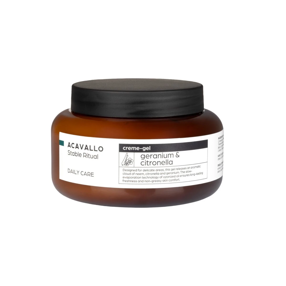 Acavallo Gel Crema alla Citronella, Neem e Ozono 500 ml - 50 cl Citronella Neem Ozono - foto 2