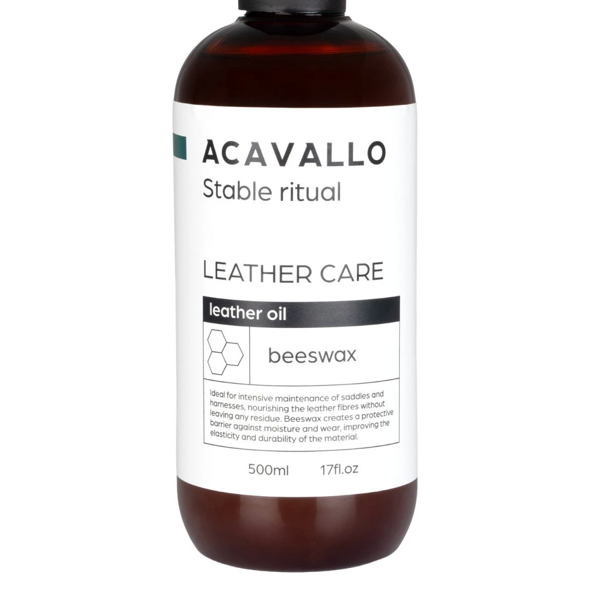 Acavallo Olio per cuoio alla cera d'api 500ml - 50 cl Cera d'api - foto 2