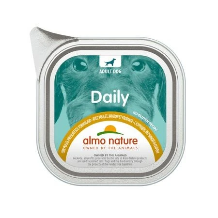 Almo Nature Daily Dog Pollo/Prosciutto/Formaggio - Immagine 2