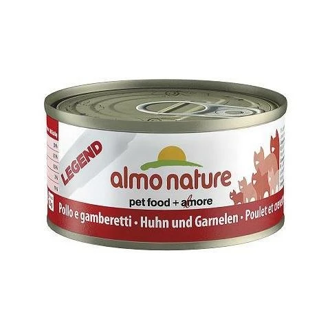 Almo Nature Pollo e Gamberetti 70 g - Cibo umido per gatti