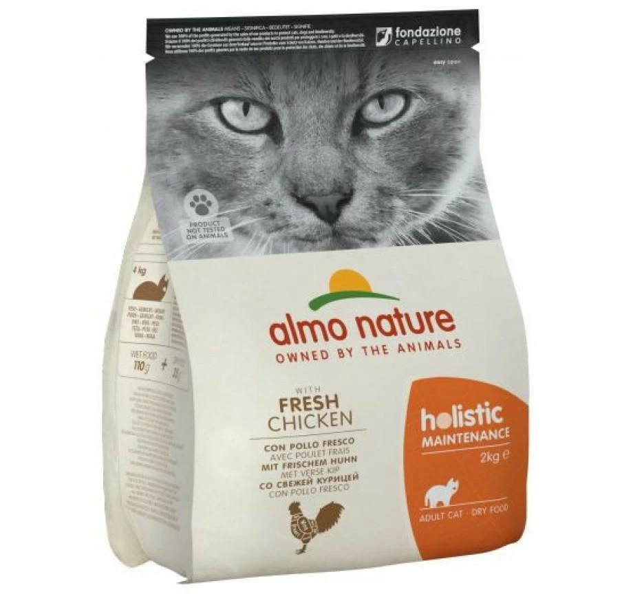 Almo Nature Holistic Pollo e Riso 2 kg - crocchette per gatti