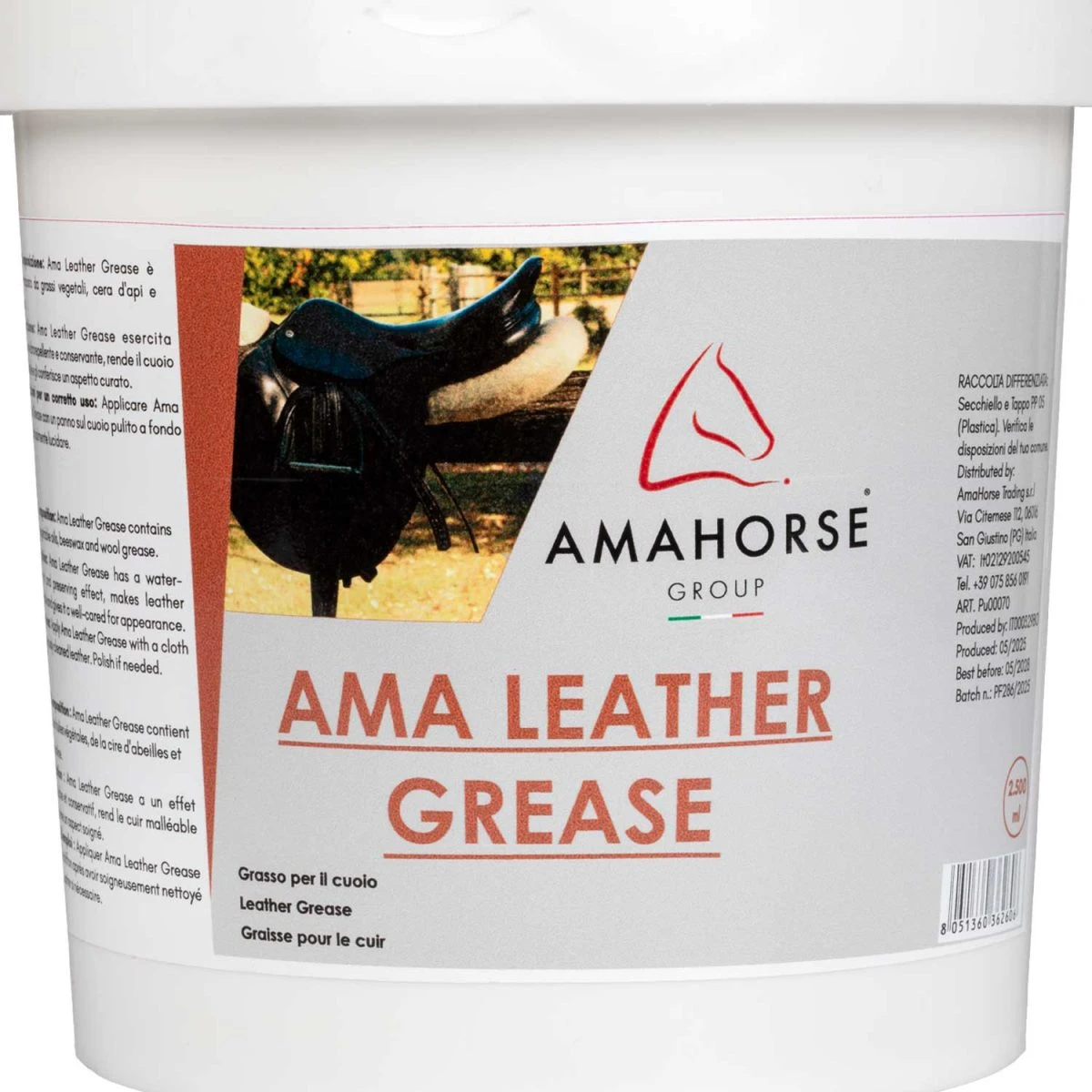 AmaHorse Ama Leather Grease - Grasso per cuoio 2,5 kg - foto 2