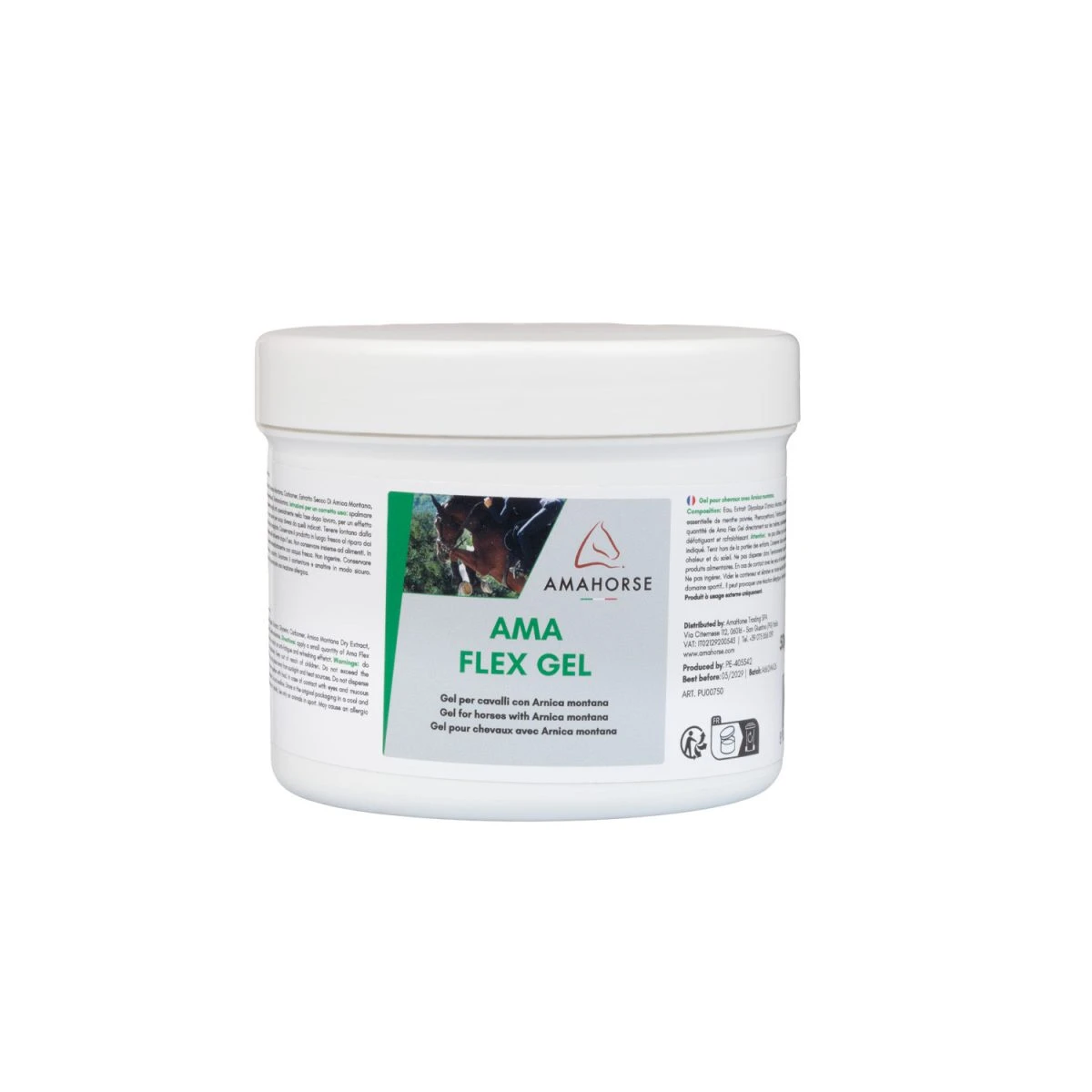 AmaHorse Flex Gel 500 gr - Gel defaticante per arti - foto 2