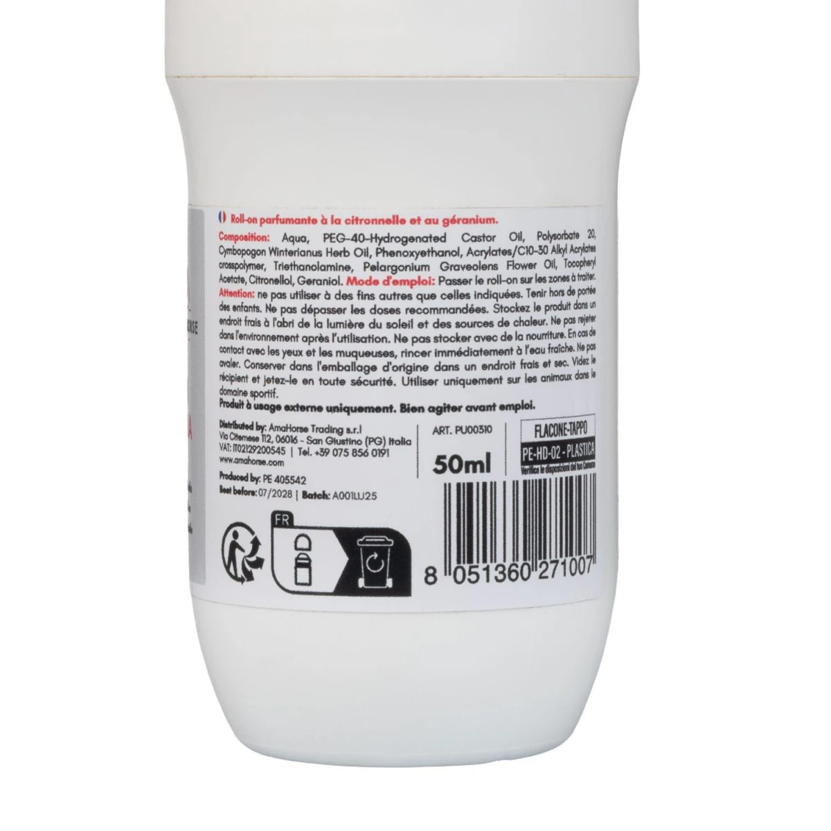 AmaHorse Roll-On alla Citronella 50 ml - foto 4