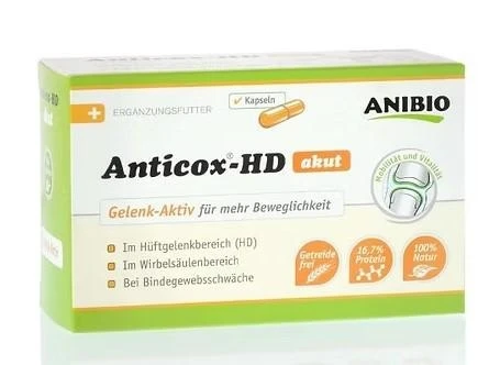 ANIBIO Anticox-HD Akut 50 Capsule - Integratore per Cane