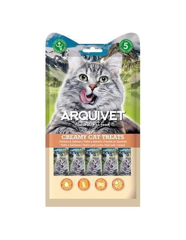Arquivet Cat Snack Liquido al Pollo/Salmone 5 x Gr 14