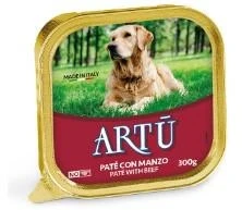 Artù Dog Vaschetta al Manzo 18 x 300 g