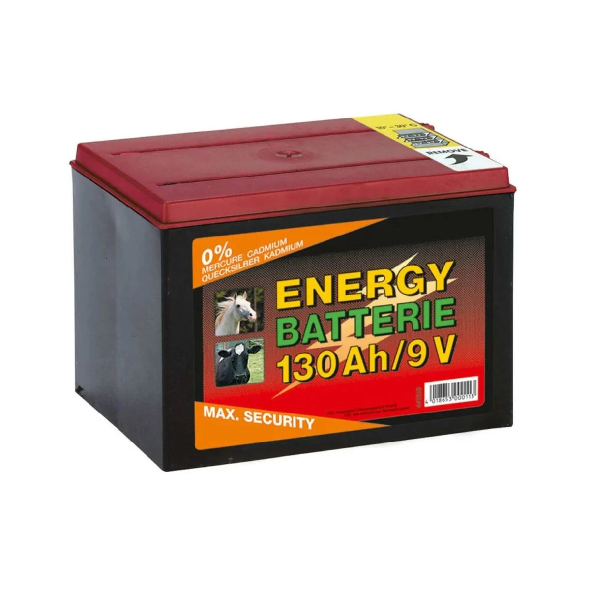Batteria a secco 9V 130Ah Kerbl