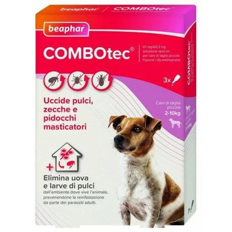 Beaphar Combotec Dog Small - confezione da 3 pipette (2-10 kg)