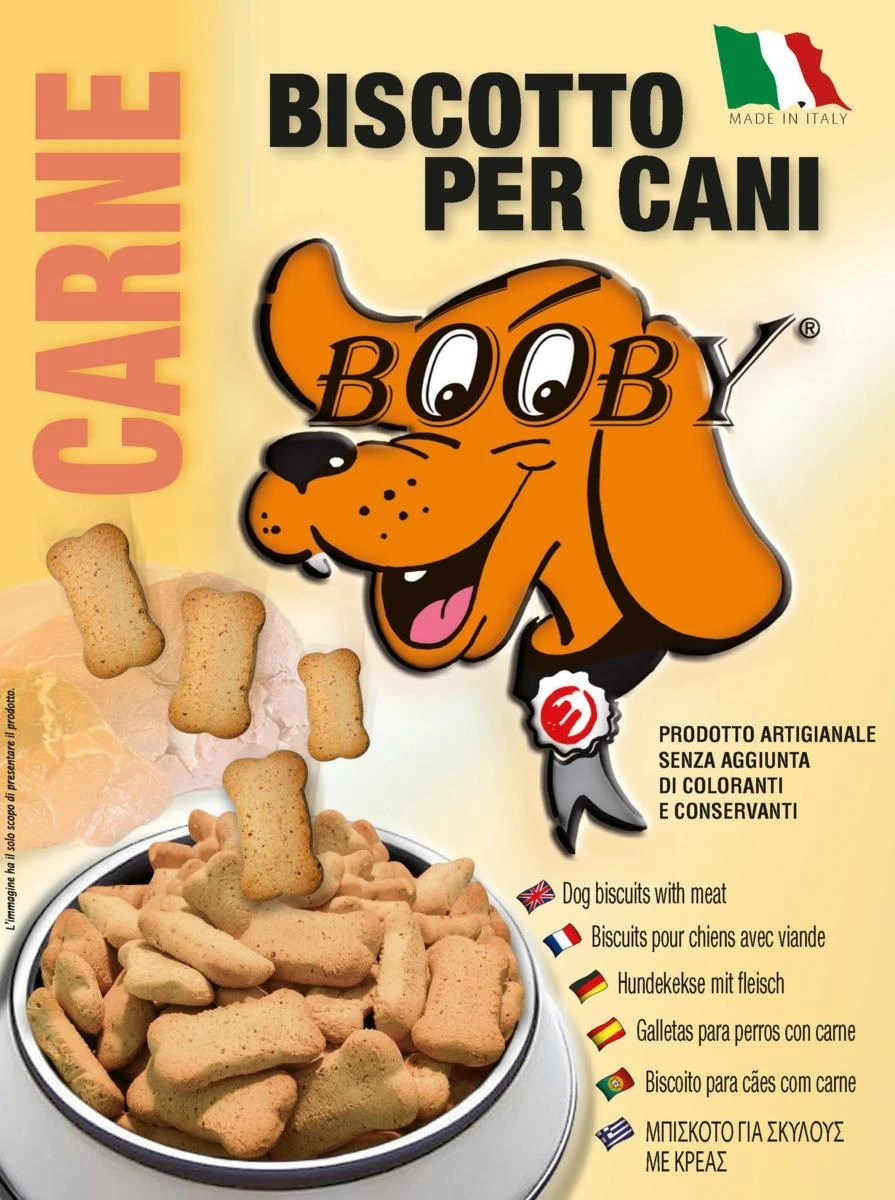 Booby Scatola Carne Gr 400 - Snack per Cani