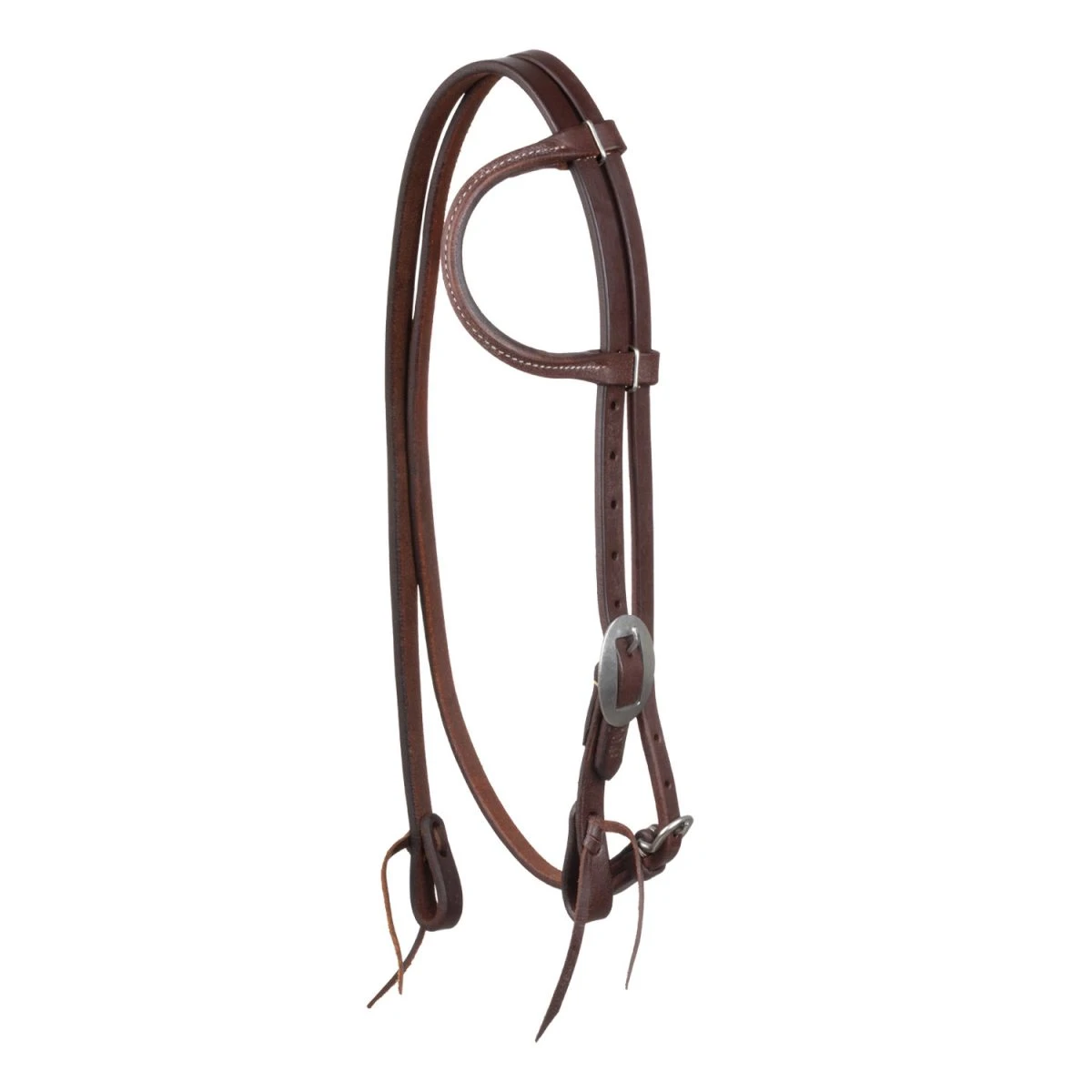 Briglia western monorecchio con sottogola Pool's - Unica Oliato
