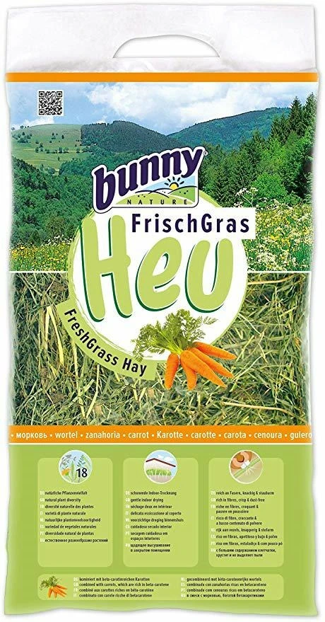 Bunny Fieno con Carote 500 g per conigli e roditori