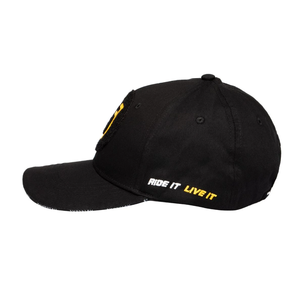 Cappellino Baseball Unisex Scuderia Equestro in Cotone - Nero - foto 4