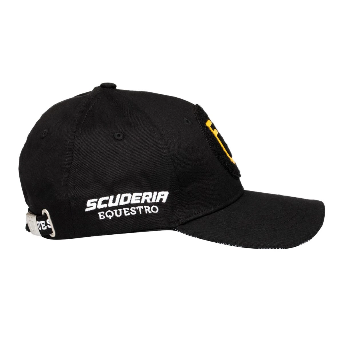 Cappellino Baseball Unisex Scuderia Equestro in Cotone - Nero - foto 6