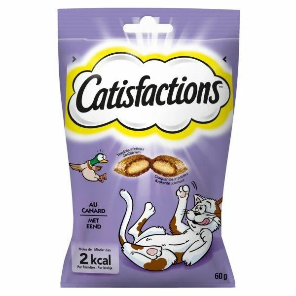 Catisfaction Manzo – Snack per gatti 6 x 60 g - Catisfactions