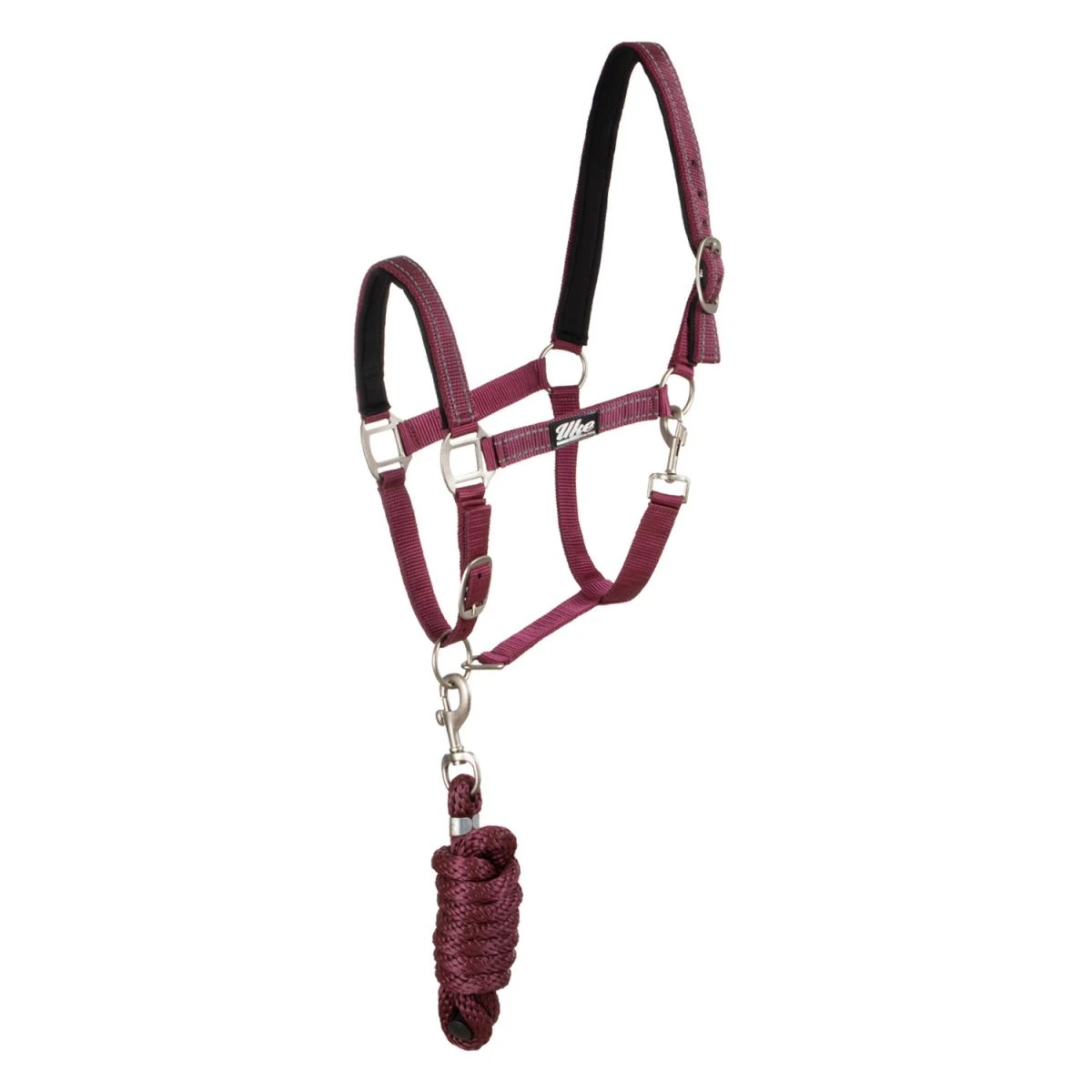 Cavezza nylon Reflective con lunghina - Uke