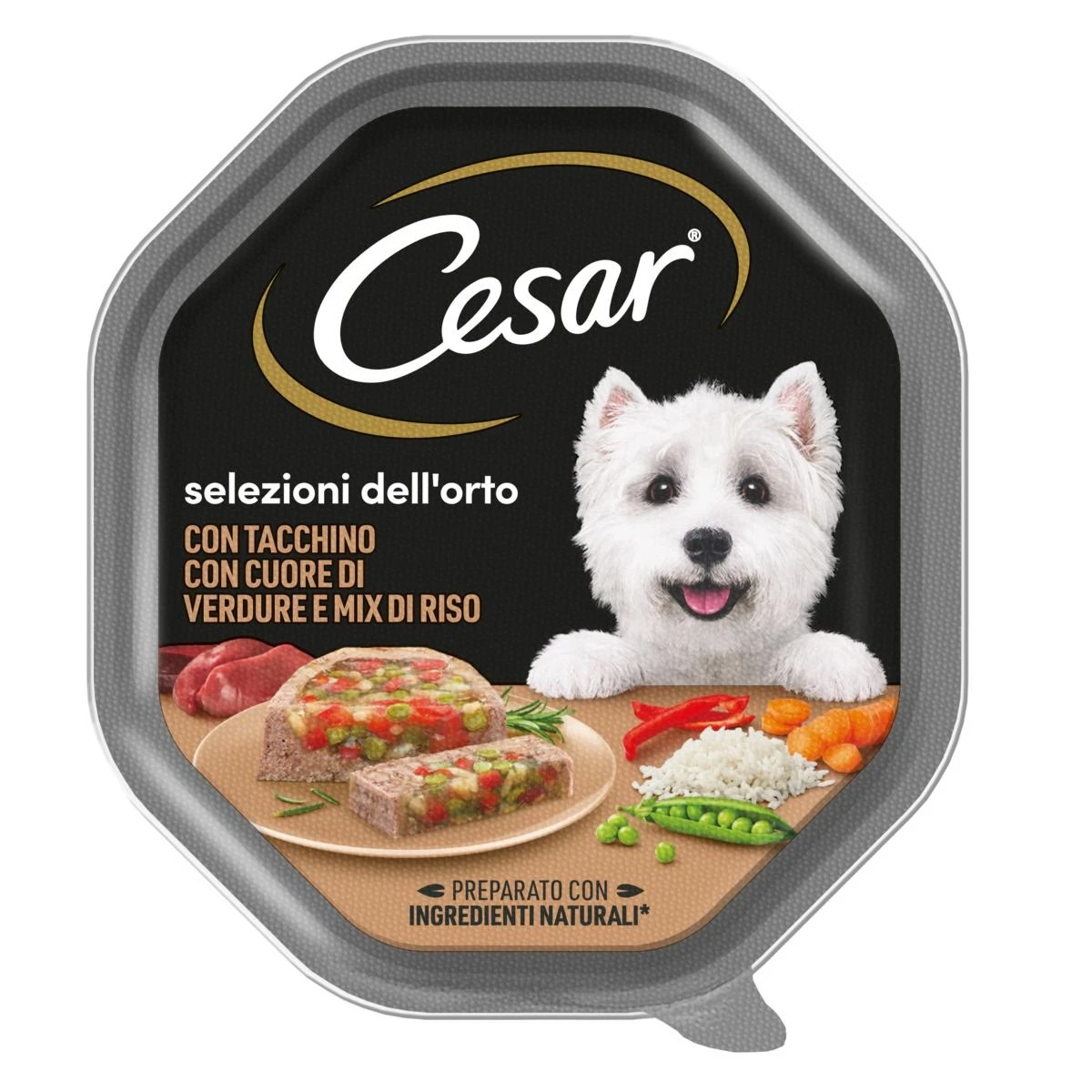 Cesar Cuore Tacchino e Verdure 14 x 150 g