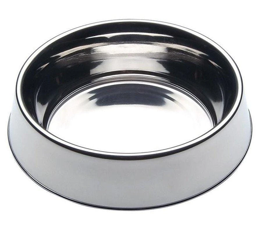 Ciotola antiscivolo per cani e gatti Supernova Ferplast in acciaio inox