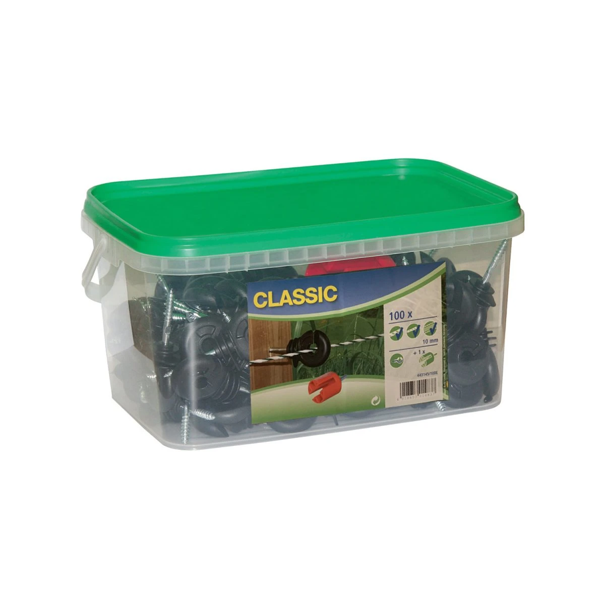 Corral Kit 100 isolatori ad anello con supporto avvitatore