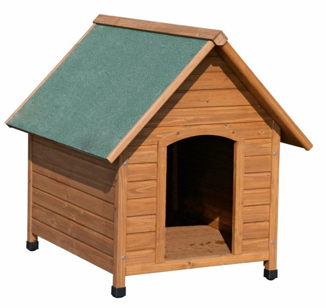 Cuccia per cani in legno Kerbl Dog House con tetto spiovente