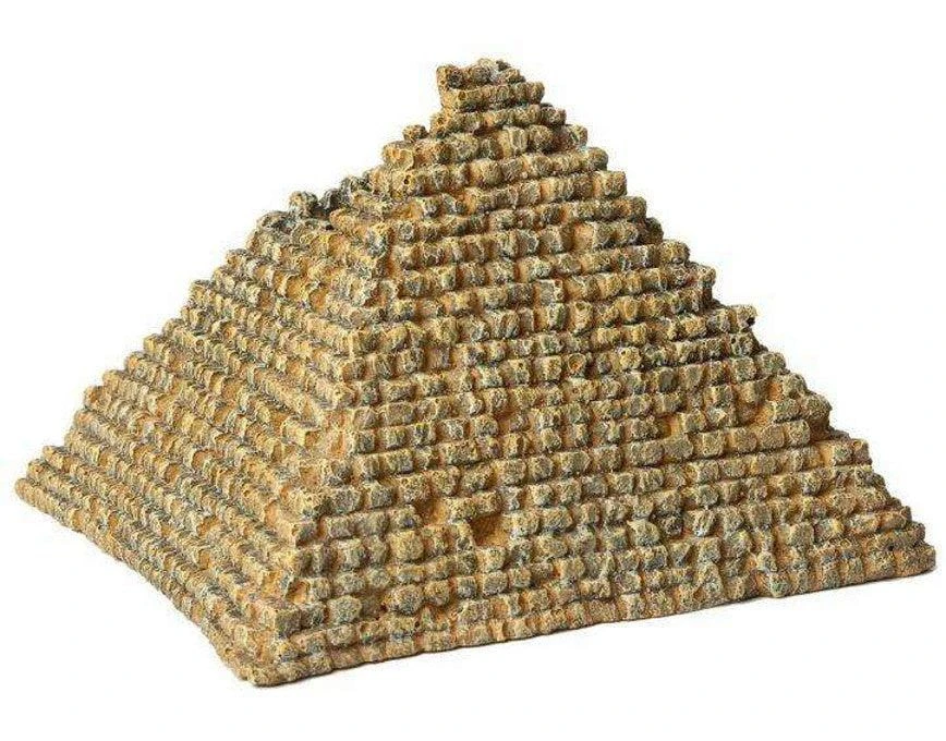 Decorazione acquario piramide Hydor H2show in stile antica piramide rocciosa