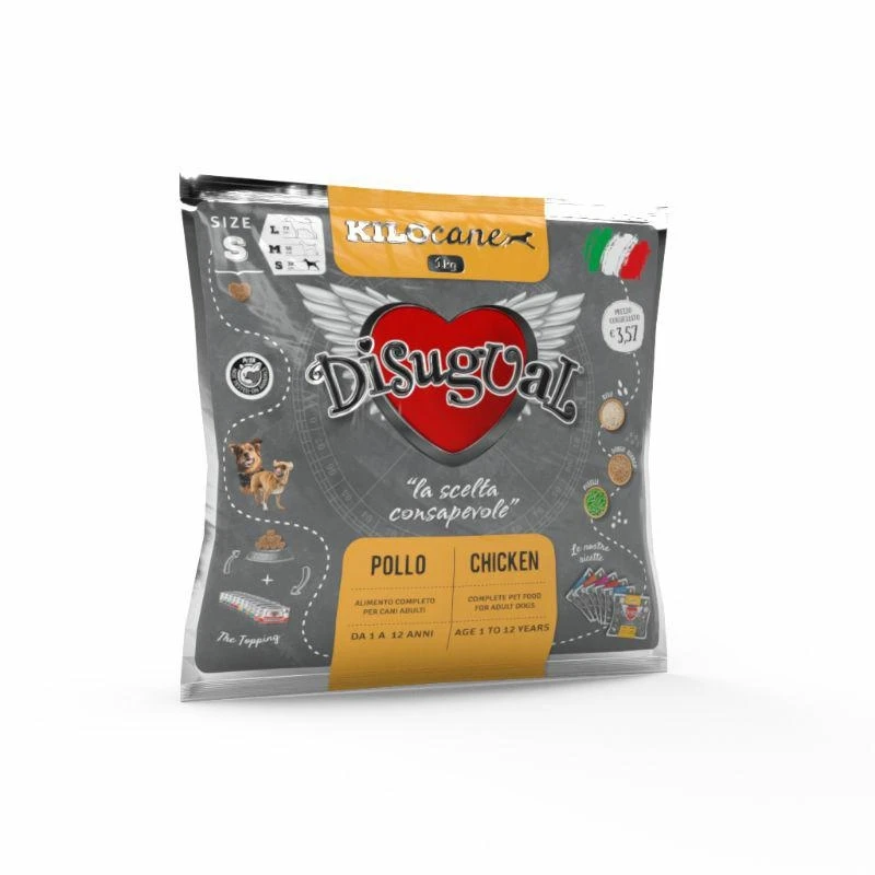 Disugual Kilokane Mini Pollo 1 Kg - Mangime Secco per Cani