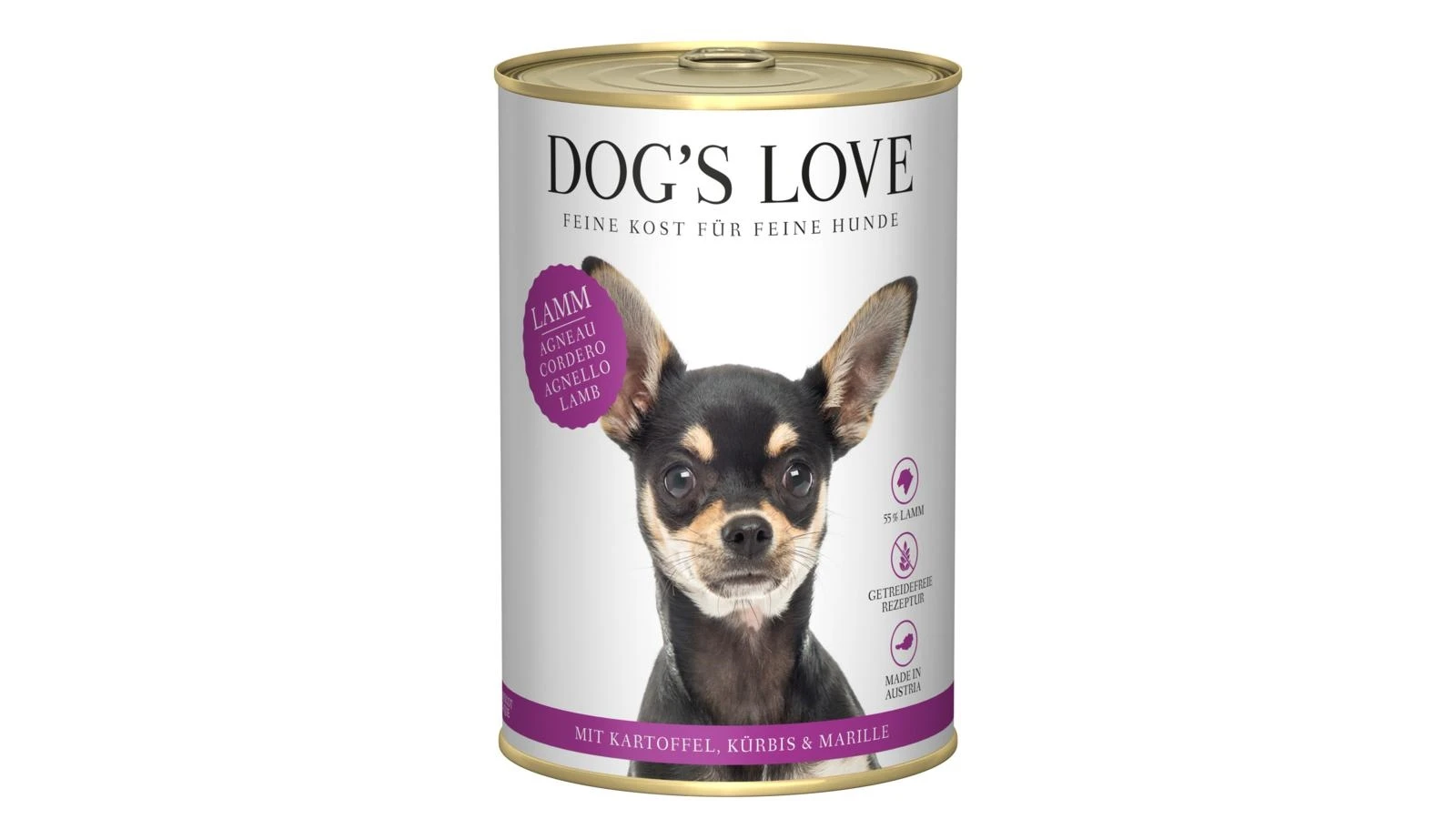 Dog's Love Agnello/Patata/Zucca/Albicocca 400g