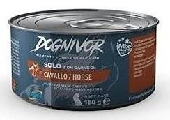 DOGNIVOR 150g - Mangime Umido per Cani DRN con Carne di Cavallo