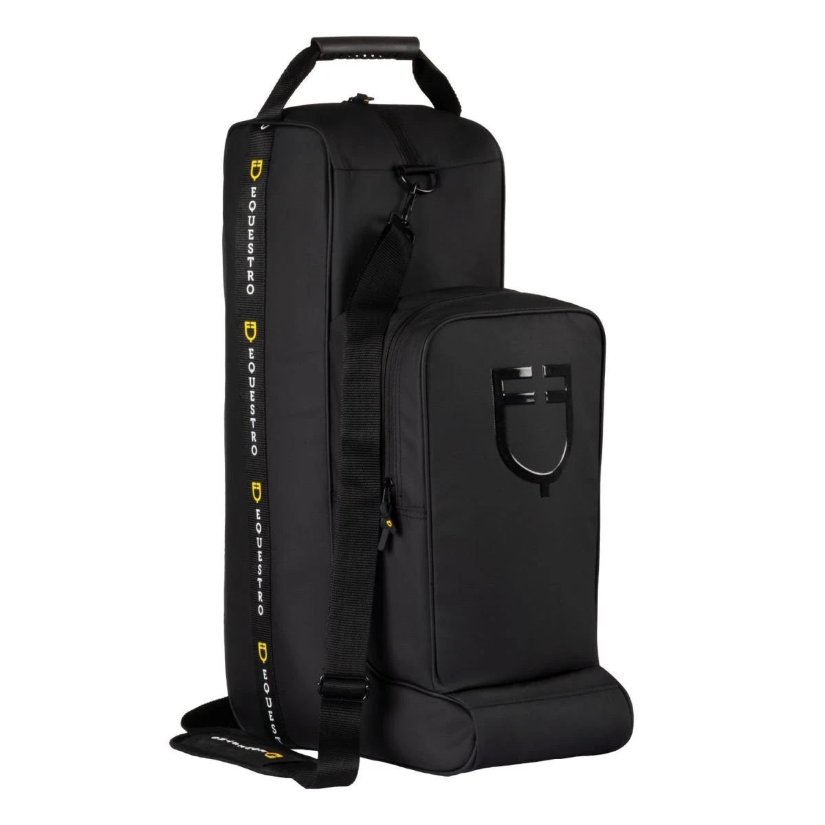 Equestro Borsa porta stivali e casco in tessuto tecnico - Unica Nero - foto 2