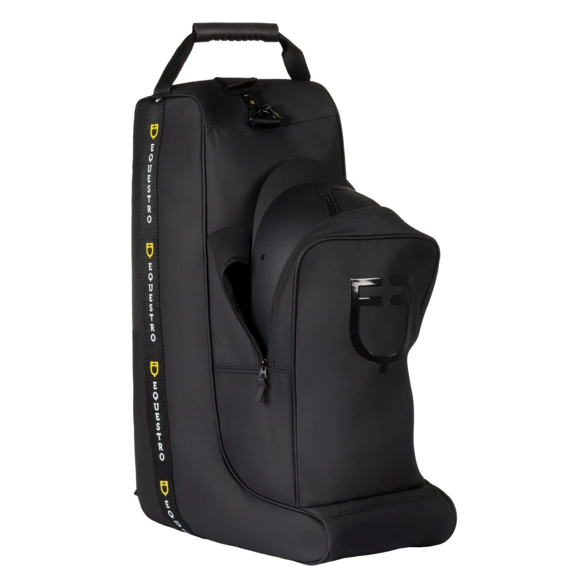 Equestro Borsa porta stivali e casco in tessuto tecnico - Unica Nero - foto 8