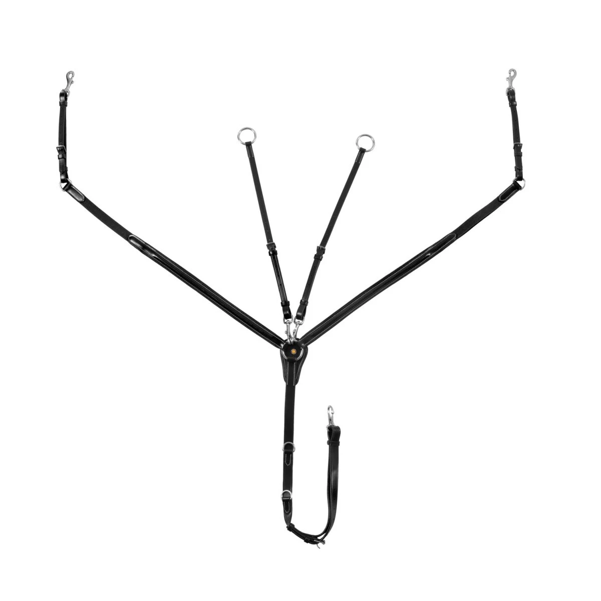 Equestro Pettorale con martingala removibile e inserti elasticizzati