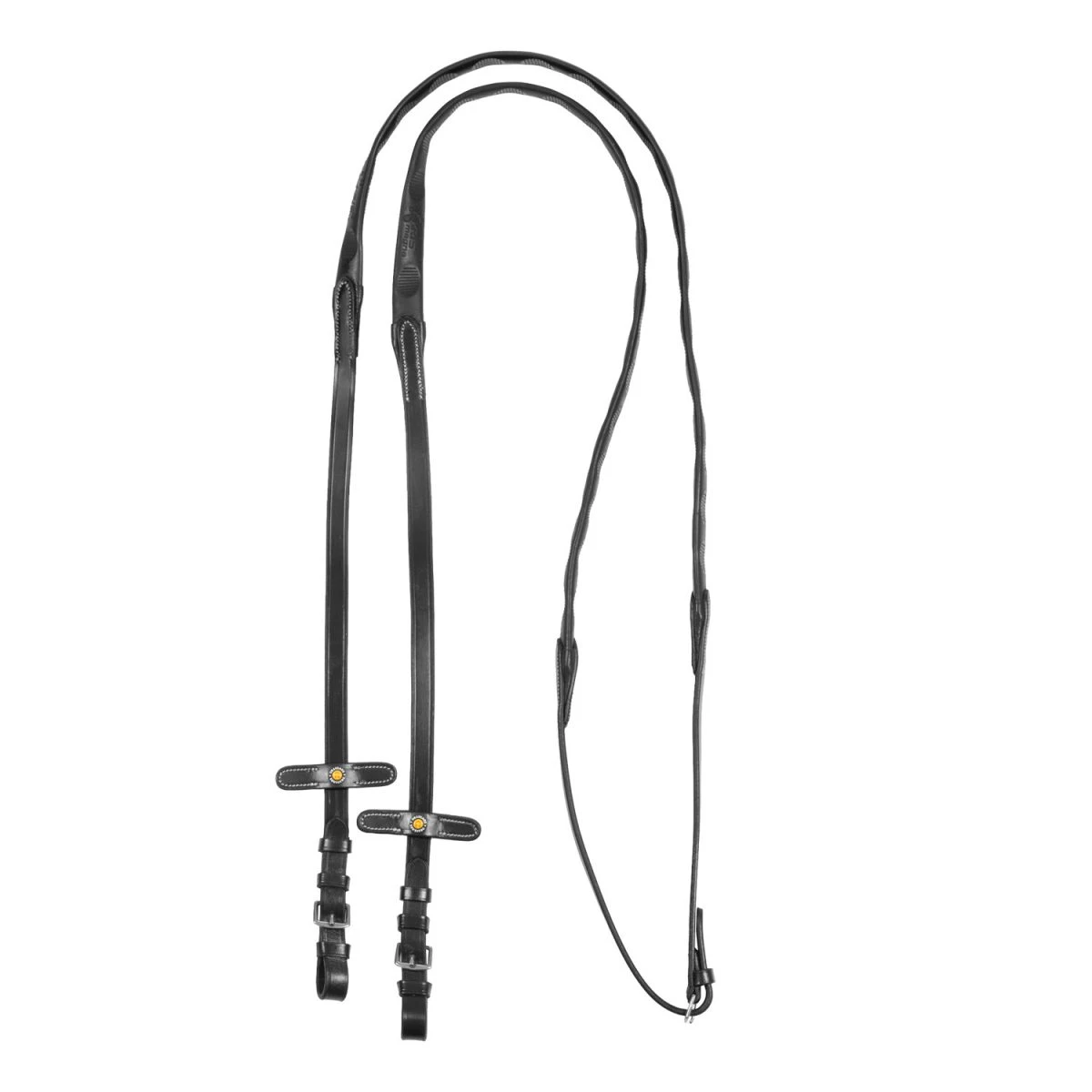 Equestro Redini Magna in cuoio con grip gommato