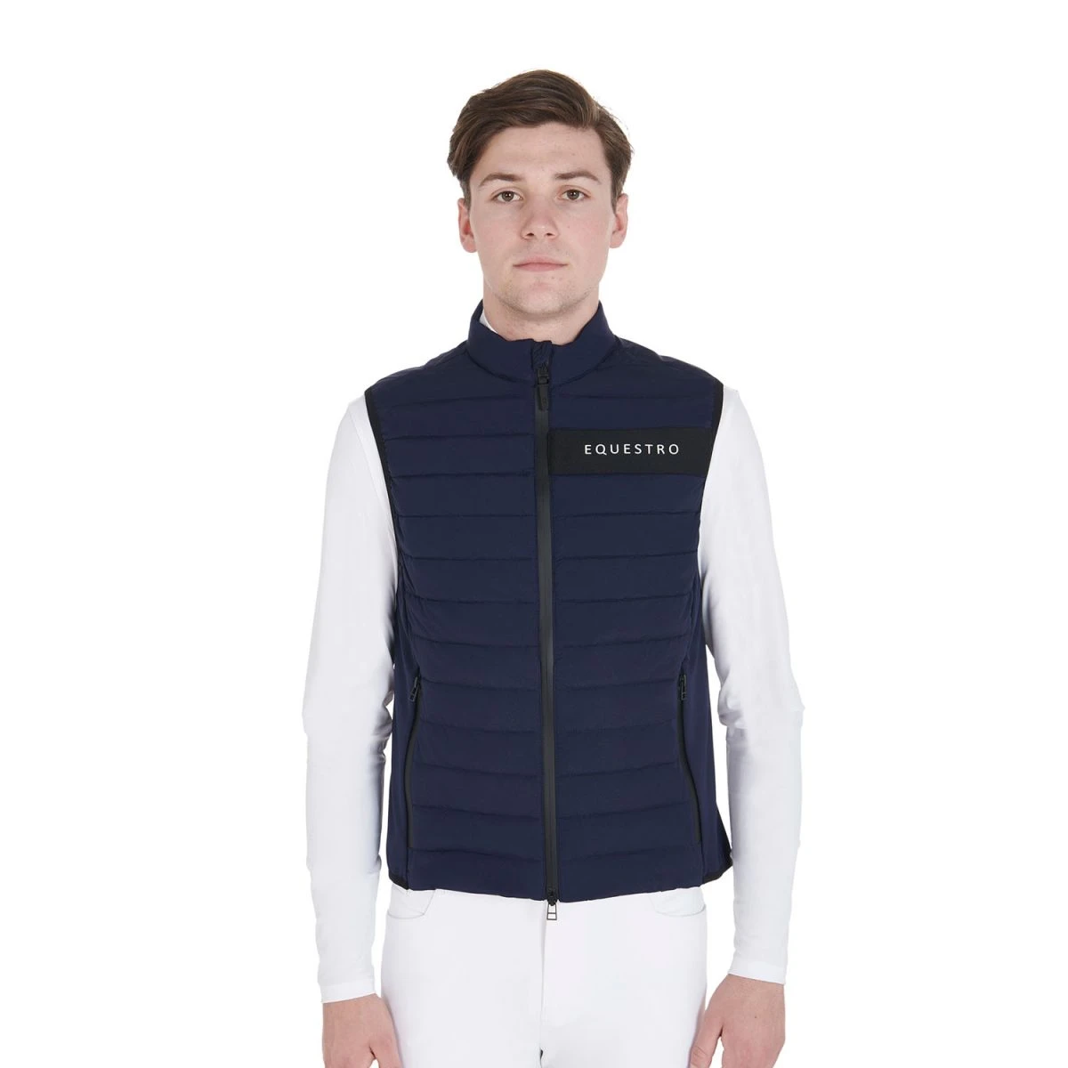 Equestro Smanicato tecnico antivento uomo traspirante