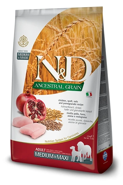 N&D Farmina Ancestral Adult Medium / Maxi al Pollo - 12 kg - Foto 1